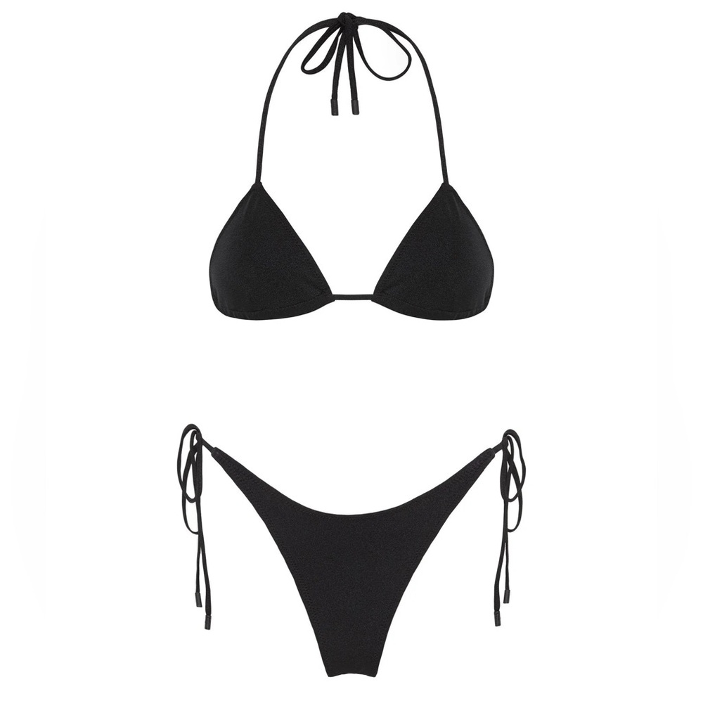 Triangl Black Bikini Set